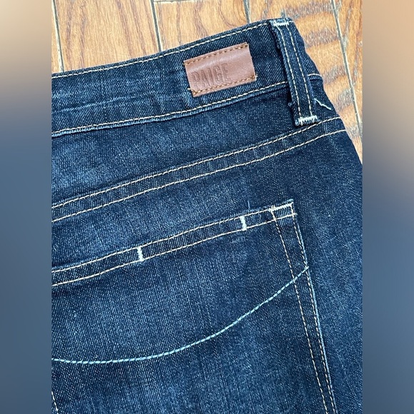 PAIGE Women's Deep Indigo Jean Shorts - Picture 3 of 9